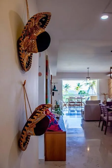 Apartment El Descanso Del Navegante Frente Al Mar Puerto Morelos Mexico